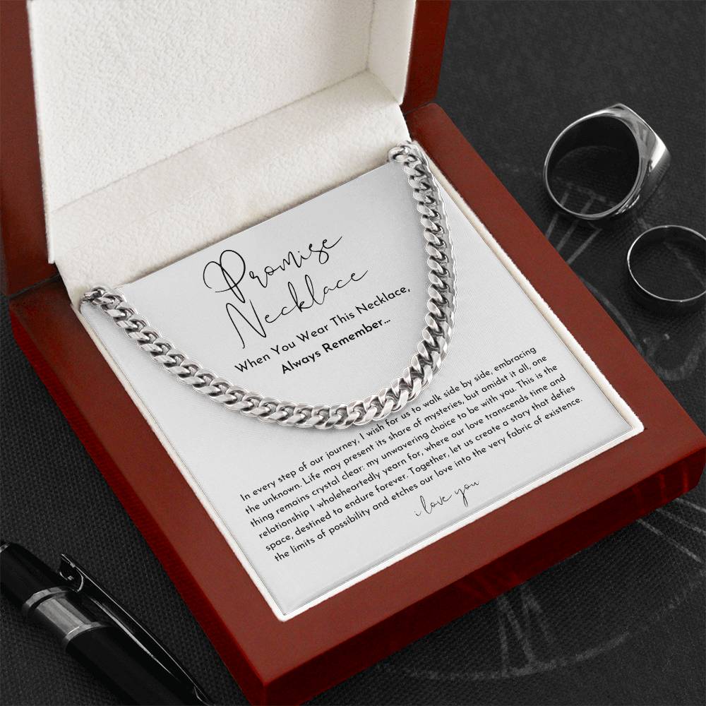 Promise Necklace For Him - Image 2