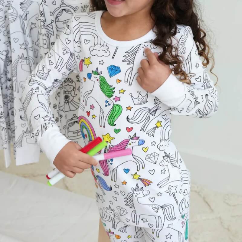 Colorable Kids Pajamas - Image 5